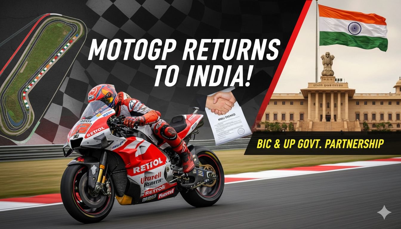 Buddh International Circuit में MotoGP रेसिंग का रोमांच, यूपी सरकार के MoU के साथ वापसी की तैयारी