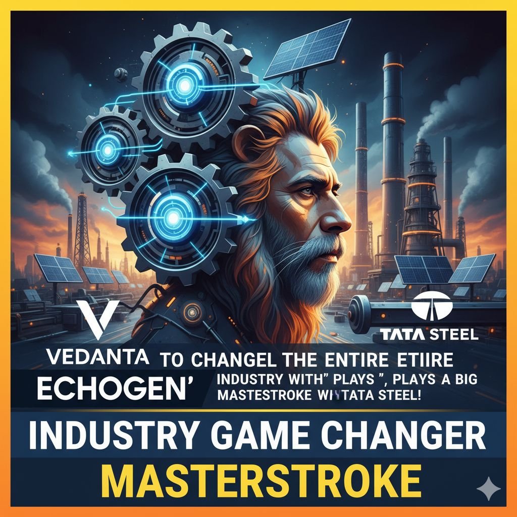 वेदांता हिंदुस्तान जिंक का इकोजेन लो-कार्बन जिंक और टाटा स्टील का ग्रीन स्टील प्रोडक्शन साझेदारी का ग्राफिक प्रतिनिधित्व