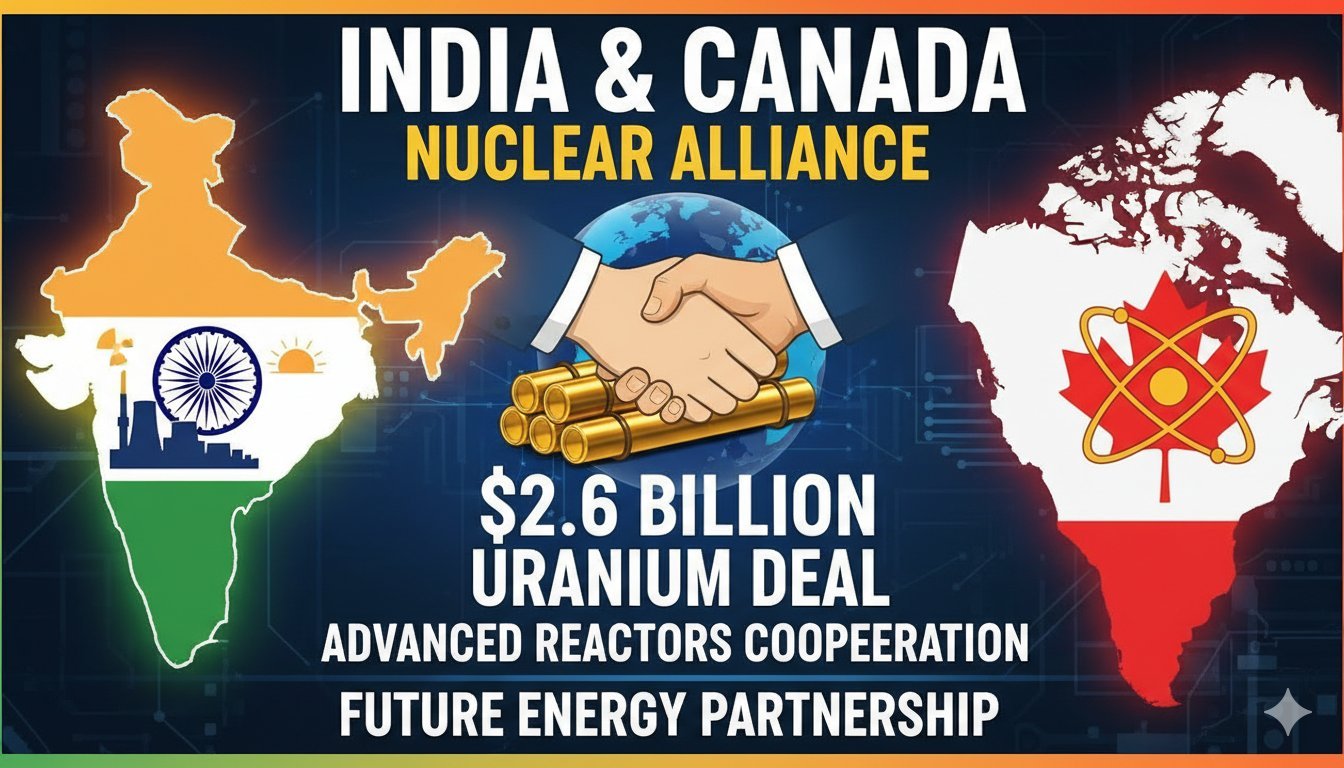 भारत और कनाडा के बीच 2.6 अरब डॉलर की यूरेनियम डील पर हस्ताक्षर, न्यूक्लियर रिएक्टर्स का ग्राफिक प्रतिनिधित्व